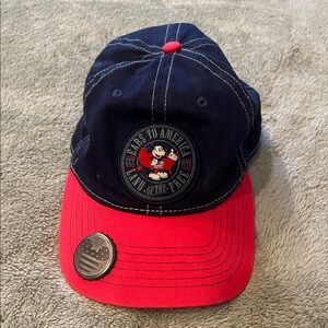 Disney Mickey Mouse Navy and Red Hat